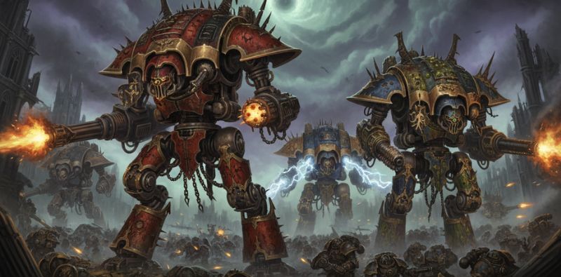 marines espaciales caos 40k